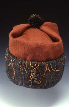 Felted Alpaca Hat